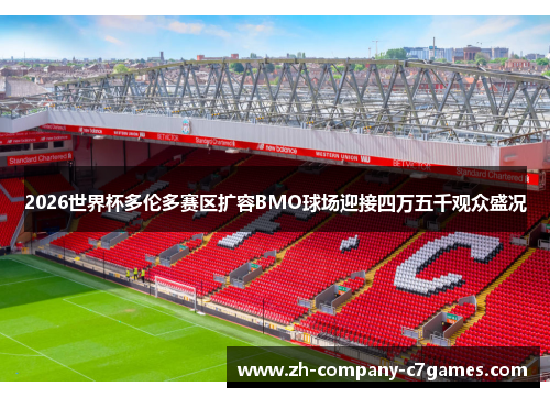 2026世界杯多伦多赛区扩容BMO球场迎接四万五千观众盛况